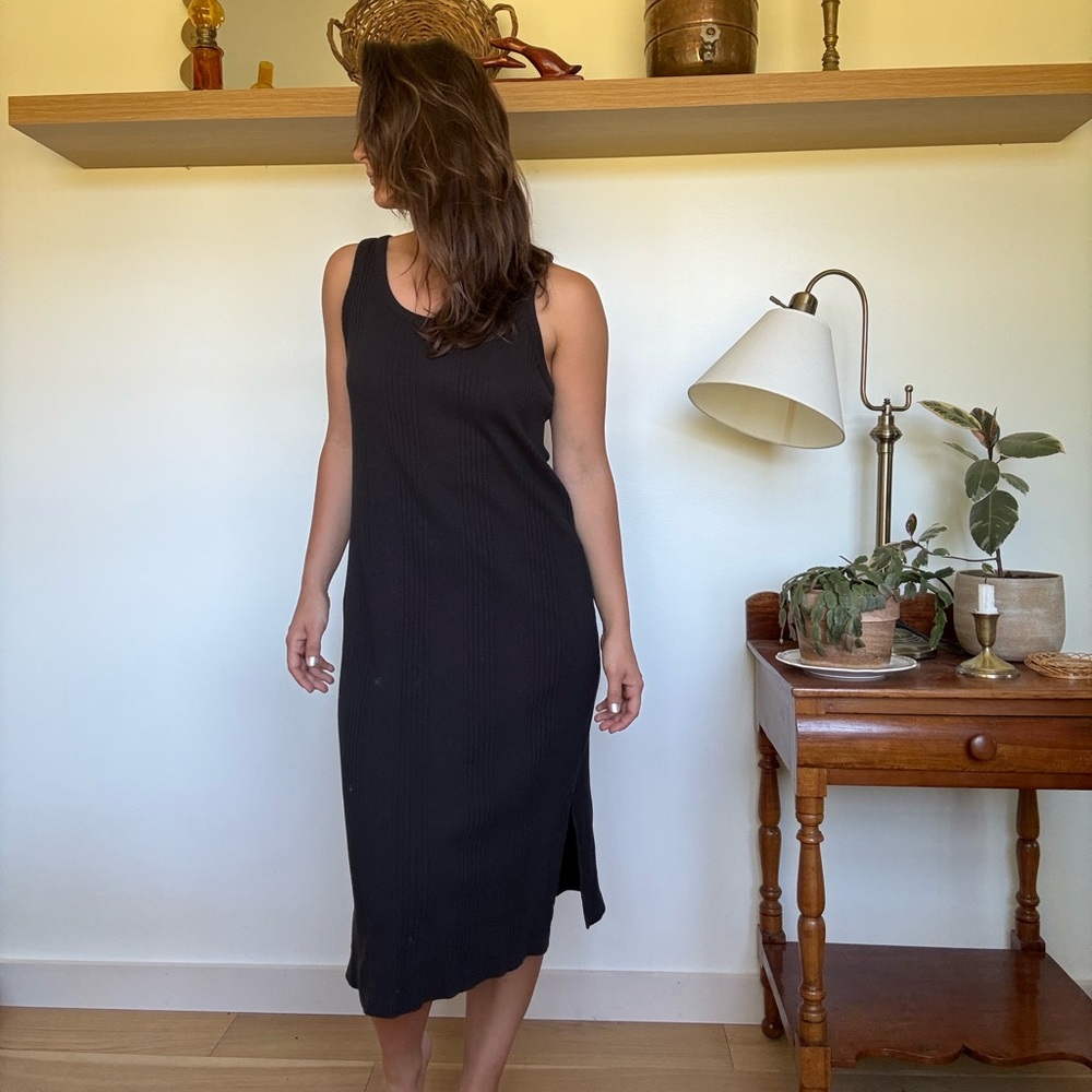 a new day Black Midi Dress